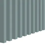 LAMEO Wooden decorative panels for walls 3D (Scandinavian grey) 16x28mm 