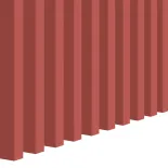 LAMEO Wooden decorative panels for walls 3D (coral) 16x28mm 