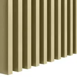 LAMEO Wooden decorative panels for walls 3D (gold metallic) 16x28mm 