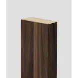 LAMEO Decorative 3D wall wood slat, MDF, for wall or partition walls (70x22 mm) (oak) 