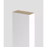 LAMEO Decorative 3D wall wood slat, MDF, for wall or partition walls (70x22 mm) (oak) 