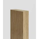 LAMEO Decorative 3D wall wood slat, MDF, for wall or partition walls (70x22 mm) (oak) 