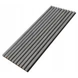 Acoustic panel with 6 slats, GREY, 28x275 cm (0.77 m²)