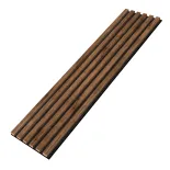 Acoustic panel with 6 slats, WALNUT, 28x275 cm (0.77 m²)