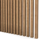 LAMEO Wall decorative wooden 3D slats for partition walls (28x37mm) (Sonoma oak) 