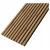 Acoustic panel with 6 slats, WOTAN oak, 28x275 cm (0.77 m²)
