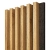 Acoustic panel with 6 slats, WOTAN oak, 28x275 cm (0.77 m²)